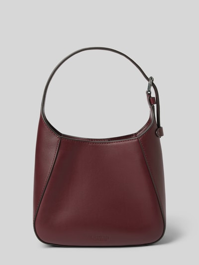 Lauren Ralph Lauren Handtasche aus Rindsleder mit Tragehenkel Bordeaux 4