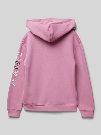 Roxy Regular Fit Hoodie mit Label-Print Modell 'SURF FEELING' Mauve 3