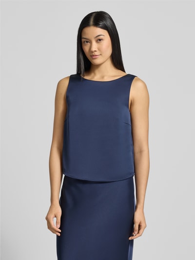 Christian Berg Cocktail Regular Fit Top aus Satin Marine 4