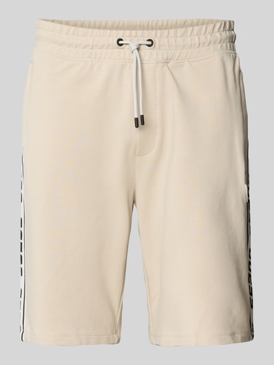 Guess Activewear Shorts mit elastischem Bund und Tunnelzug Beige 2