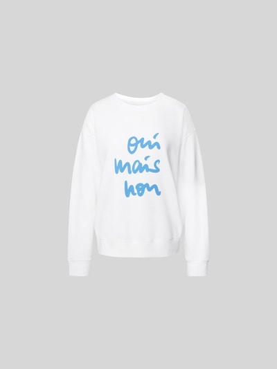 Juvia Sweatshirt mit Statement-Print Weiss 2