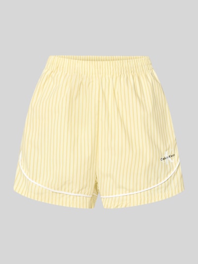 Calvin Klein Underwear regular fit pyjamashorts van puur katoen Lichtgeel - 1