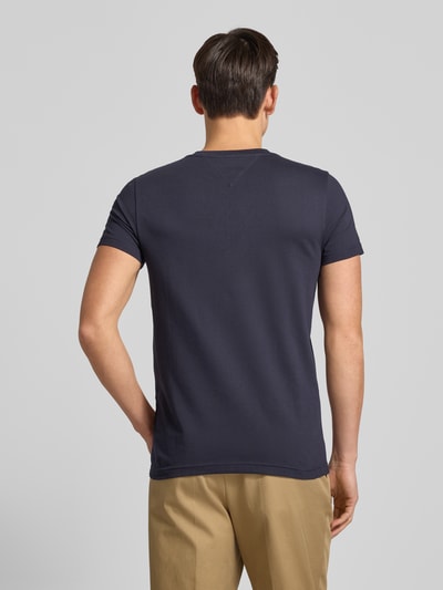 Tommy Hilfiger T-Shirt aus Bio-Baumwolle Marine 5