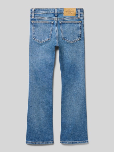 Calvin Klein Jeans Flared jeans met labeldetail Blauw - 3