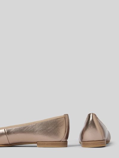 Tamaris Ballerinas mit Zierschleife Rose Gold 2