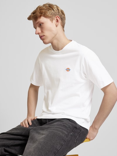 Dickies T-Shirt mit Label-Print Modell 'MAPLETON' Weiss 3