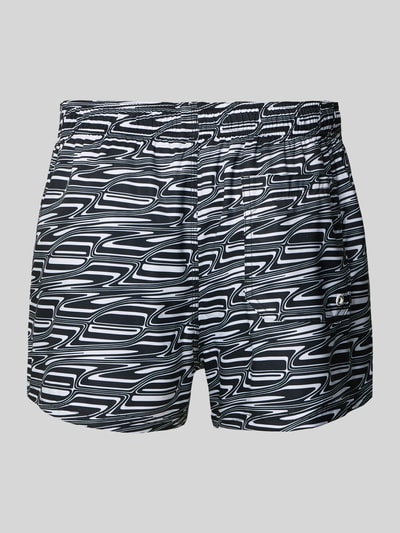 Puma Slim Fit Badeshorts mit Logo-Print Black 3