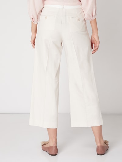 Weekend Max Mara Culotte aus Baumwoll-Leinen-Mix Sand 5