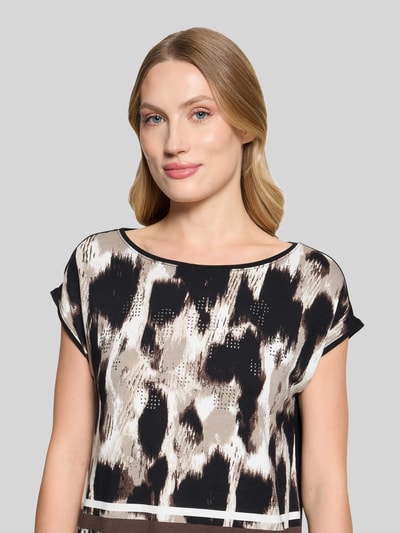Betty Barclay Regular fit t-shirt met gefixeerde omslag Zand - 3