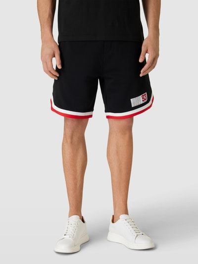 HUGO Shorts mit Label-Patch Modell 'Danopy' Black 4