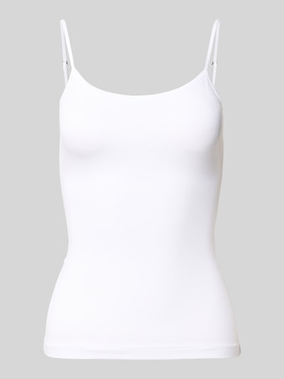 Hanro Top met bandjes en ronde hals Wit - 1