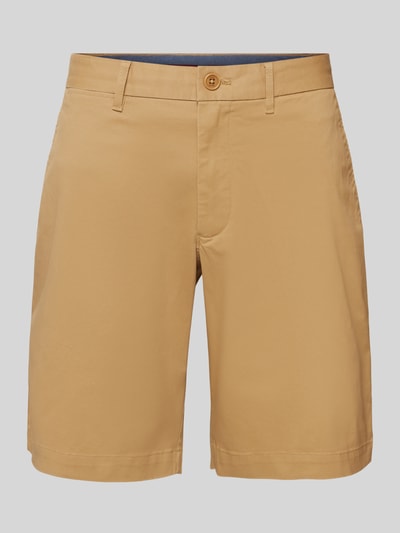 Tommy Hilfiger Bermudas in unifarbenem Design Modell 'BROOKLYN' Khaki 2