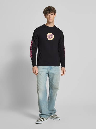 SANTA CRUZ Sweatshirt mit Label-Print Black 1