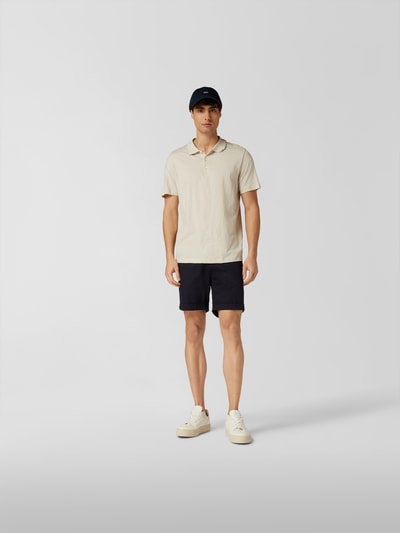 Theory Poloshirt mit Knopfleiste Sand 1