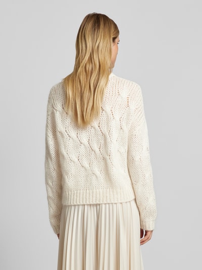 Stefanel Gebreide pullover met ronde hals Ecru - 5