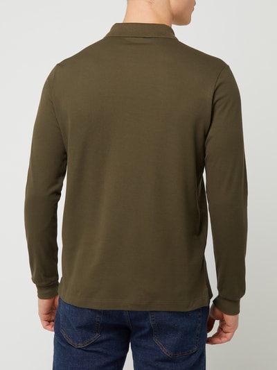 Paul & Shark Poloshirt aus Baumwolle mit langem Arm Oliv 5