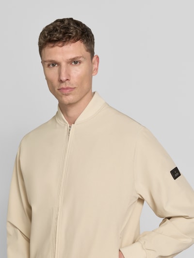 JACK & JONES Premium Bomberjacke mit Stehkragen Modell 'BLAASPEN' Sand 3