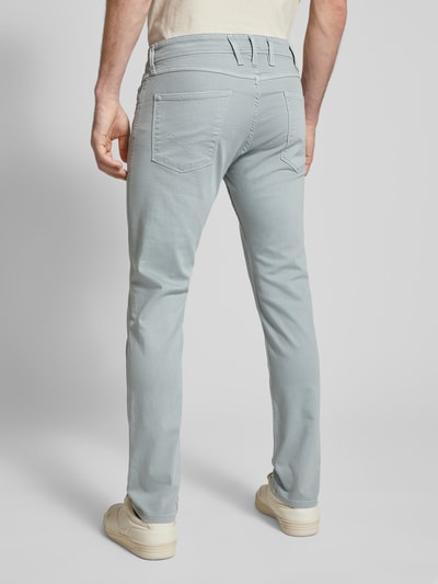 Replay Slim fit jeans in 5-pocketmodel, model 'ANBASS' Zilver - 5