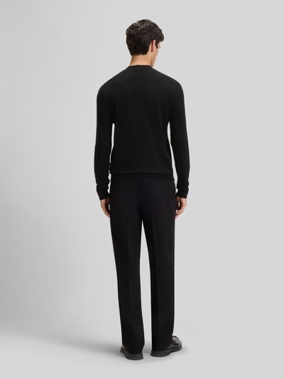 HUGO Regular Fit Pullover aus Viskose-Mix Modell 'San Marc-CV' Black 5