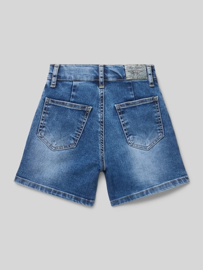 Blue Effect Szorty jeansowe o kroju regular fit z naszywką z logo Niebieski 3