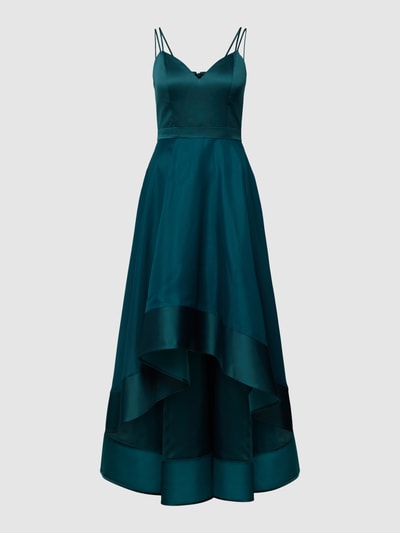 Jake*s Cocktail Abendkleid mit V-Ausschnitt Dunkelgruen Melange 2