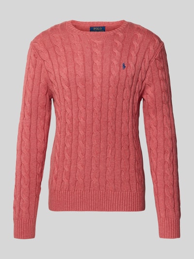 Polo Ralph Lauren Gebreide pullover met labelstitching Oudroze - 2