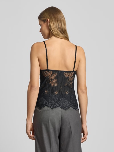 Gina Tricot Trägertop aus Spitze mit V-Ausschnitt Black 5