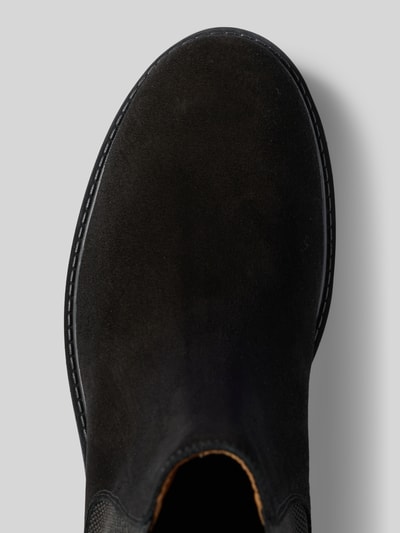 SELECTED HOMME Chelsea boots van suède, model 'TIM SUEDE' Zwart - 3