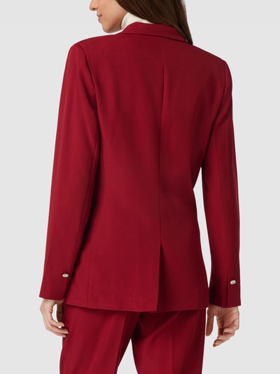 Saint Tropez Blazer met dubbele knoopsluiting, model 'Oliva' Bordeauxrood - 5