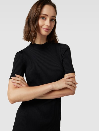 HUGO Sukienka midi z wycięciem na plecach model ‘Shariby’ Czarny 3