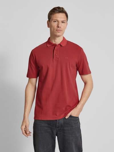 ARMANI EXCHANGE Poloshirt met korte knoopsluiting Rood - 4