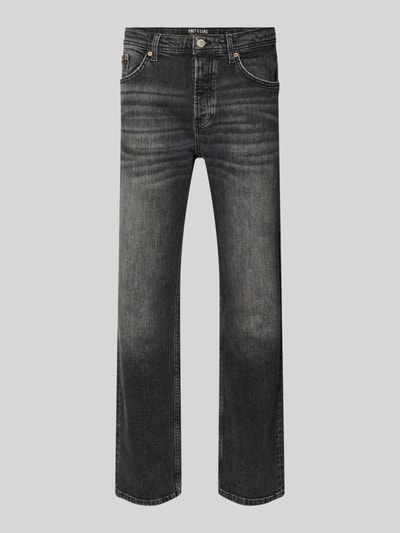 ONLY & SONS Straight Fit Jeans aus Baumwoll-Mix Modell 'EDGE PERFORMANCE WB 38' Black 2