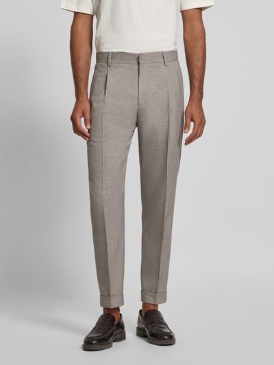 Strellson Regular Fit Anzughose mit Wollanteil Modell 'LUIS' Beige 4