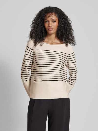 Betty Barclay Gebreide pullover met zijzakken Beige - 4