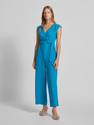 Zero Jumpsuit met V-hals Petrol - 4