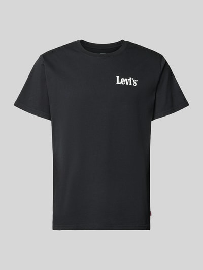 Levi's® T-shirt o kroju relaxed fit z czystej bawełny Czarny 2