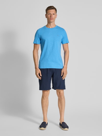 s.Oliver RED LABEL Regular Fit T-Shirt aus reiner Baumwolle Royal 1