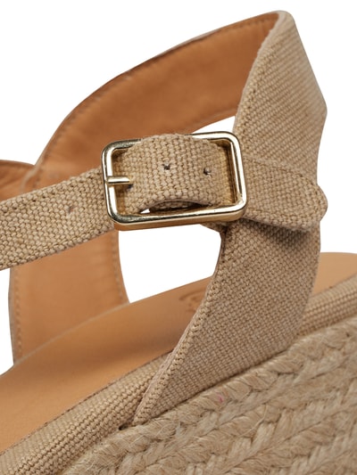 Castañer Wedges aus Textil Modell 'Blaudell' Beige 2