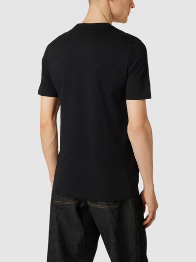 BOSS T-Shirt mit Label-Stitching-Applikation Modell 'Tiburt' Black 5