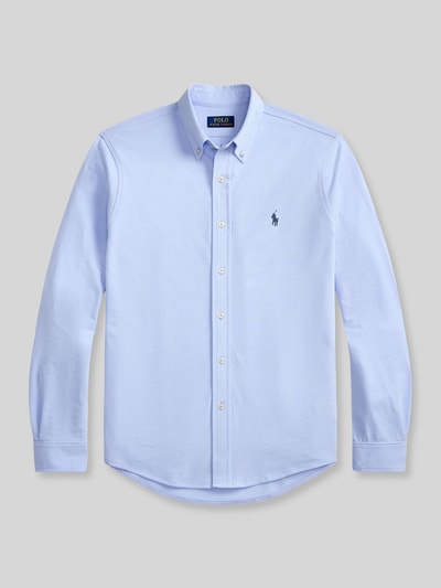 Polo Ralph Lauren Regular Fit Freizeithemd aus reiner Baumwolle Hellblau 2