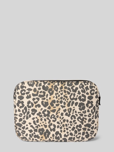 STUDIO NOOS Laptoptasche mit Label-Stitching Sand 2