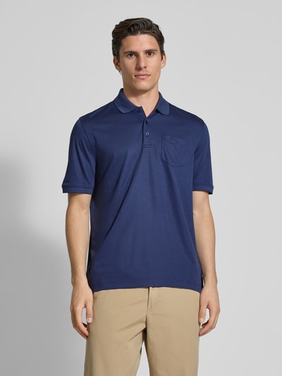 bugatti Poloshirt mit Brusttasche Jeansblau 4