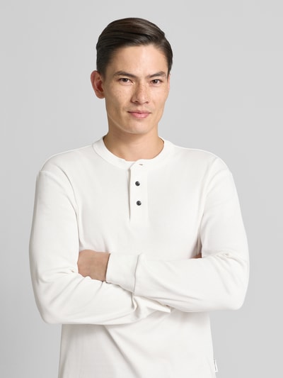 ARMANI EXCHANGE Sweatshirt met ribboorden Offwhite - 3