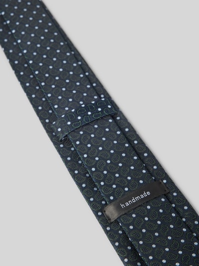 OLYMP Seidenkrawatte mit Strukturmuster Oliv 3