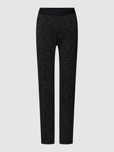 Christian Berg Woman Stoffen broek met all-over motief Zwart - 2