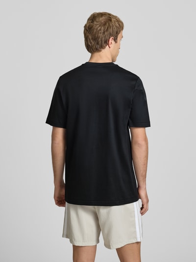 adidas Sportswear t-shirt o kroju regular fit z czystej bawełny Czarny 5