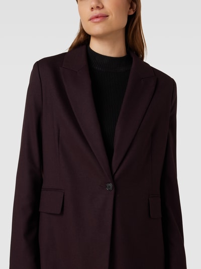 s.Oliver BLACK LABEL Blazer met klepzakken Aubergine - 3