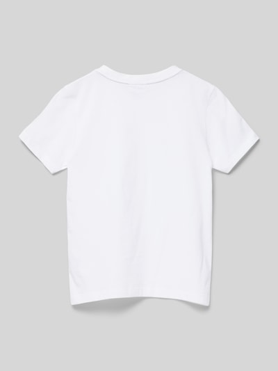 Lacoste T-shirt met labeldetail Wit - 3