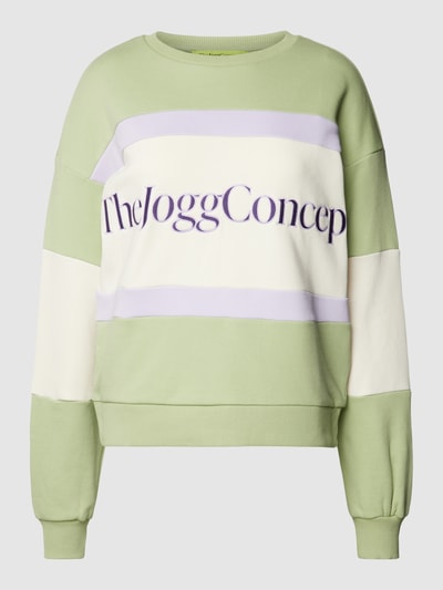 TheJoggConcept Sweatshirt mit Label-Print Schilf 2