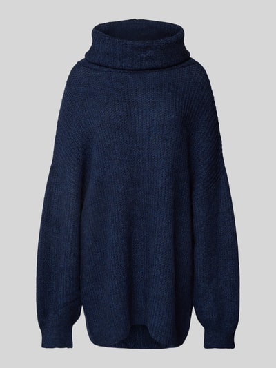 LeGer by Lena Gercke Oversized Strickpullover mit Rollkragen Modell 'Juna' Dunkelblau 2